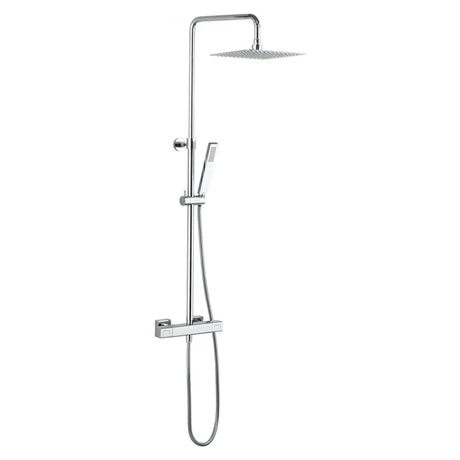 Crosswater - Atoll Square Multifunction Thermostatic Shower Valve and Kit - SQ600WC 3 Crosswater - Atoll Square Multifunction Thermostatic Shower Valve and Kit - SQ600WC