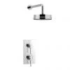 Heritage Somersby Recessed Shower with Deluxe Fixed Head Kit - Chrome - SSOBDUAL02 -Shower Sets Shop SSOBDUAL02 P