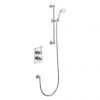 Burlington Trent Thermostatic Concealed Single Outlet Shower Valve with Slide Rail, Hose & Handset 2 Burlington Trent Thermostatic Concealed Single Outlet Shower Valve with Slide Rail, Hose & Handset -Shower Sets Shop TF1H PN