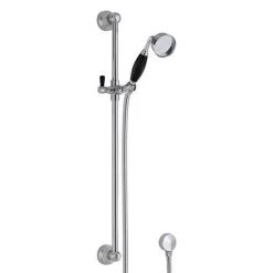 Hudson Reed Topaz Black Triple Concealed Shower with Slide Rail Kit & Fixed Head 9 Hudson Reed Topaz Black Triple Concealed Shower with Slide Rail Kit & Fixed Head -Shower Sets Shop TOPAZBLK SPK2 D2 460