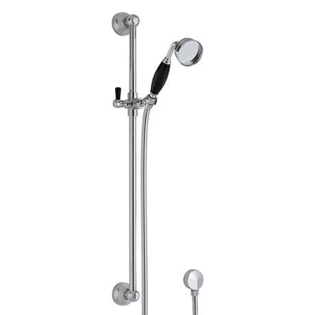 Hudson Reed Topaz Black Triple Concealed Shower with Slide Rail Kit & Fixed Head 5 Hudson Reed Topaz Black Triple Concealed Shower with Slide Rail Kit & Fixed Head - Image 3