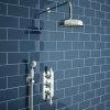 Trafalgar Traditional Triple Thermostatic Shower Package with Head + Handset 2 Trafalgar Traditional Triple Thermostatic Shower Package with Head + Handset -Shower Sets Shop TRADPK01 p1