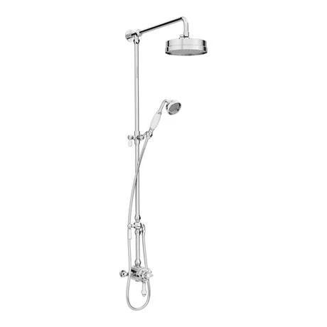Trafalgar Traditional Luxury Rigid Riser Kit with Diverter + Dual Exposed Shower Valve 7 Trafalgar Traditional Luxury Rigid Riser Kit with Diverter + Dual Exposed Shower Valve - Image 5