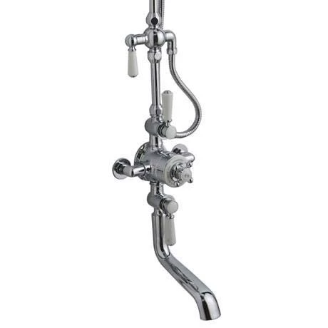 Hudson Reed Topaz Triple Thermostatic Shower Valve with Rigid Riser Kit & Bath Spout - TSVT103 6 Hudson Reed Topaz Triple Thermostatic Shower Valve with Rigid Riser Kit & Bath Spout - TSVT103 - Image 4