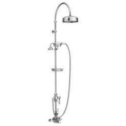 Trafalgar Traditional Deluxe Exposed Shower - Chrome -Shower Sets Shop TTDXC D5 460
