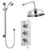 Traditional Concealed Shower Valve w. Slide Rail Kit & Wall Mounted Fixed Head -Shower Sets Shop Traditional Concealed Shower Valve SVP002 p