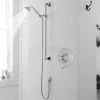 Lancaster Traditional Dual Concealed Thermostatic Shower Valve + Slider Rail 1 Lancaster Traditional Dual Concealed Thermostatic Shower Valve + Slider Rail -Shower Sets Shop Traditional Dual Concealed Thermostatic Shower Valve with Slider Rail p