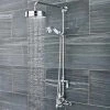 Traditional Luxury Rigid Riser Kit with Diverter & Twin Exposed Shower Valve -Shower Sets Shop Traditional Luxury Rigid Riser Kit with Diverter Twin Exposed Shower Valve n p
