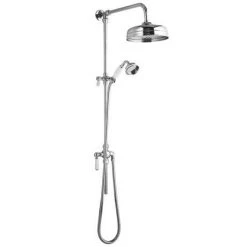 Traditional Twin Exposed Shower Package with Valve + Victorian Grand Rigid Riser Kit 7 Traditional Twin Exposed Shower Package with Valve + Victorian Grand Rigid Riser Kit -Shower Sets Shop Traditional Twin Exposed Shower Package with Valve Victorian Grand Rigid Riser Kit d2 460