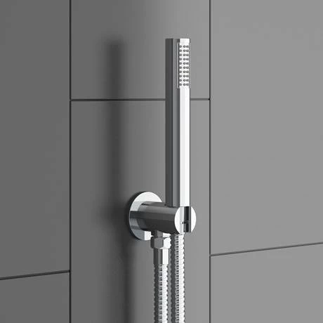 Trafalgar Triple Concealed Shower Valve inc. Outlet Elbow, Handset & Curved Arm with Fixed Head 5 Trafalgar Triple Concealed Shower Valve inc. Outlet Elbow, Handset & Curved Arm with Fixed Head - Image 3