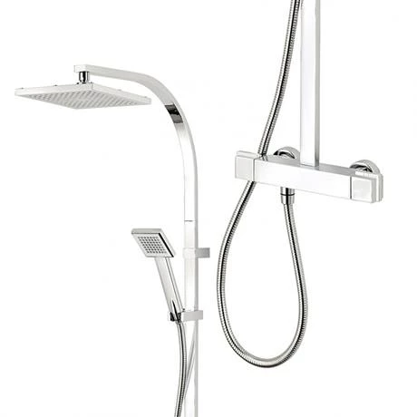 Triton Tees Thermostatic Bar Shower Mixer with Diverter & Kit - Chrome - UNTEBMDIV 4 Triton Tees Thermostatic Bar Shower Mixer with Diverter & Kit - Chrome - UNTEBMDIV - Image 2
