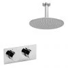 Venice Round Shower System with Concealed Valve + Ceiling Mounted Head 2 Venice Round Shower System with Concealed Valve + Ceiling Mounted Head -Shower Sets Shop VEN1CPK n p