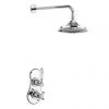 Burlington Severn Thermostatic Concealed Single Outlet Shower Valve with Fixed Head 2 Burlington Severn Thermostatic Concealed Single Outlet Shower Valve with Fixed Head -Shower Sets Shop VF1S V16 P